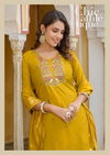 Mahiye By Pirohi Viscose Silk Banarasi Dupatta Readymade Suits